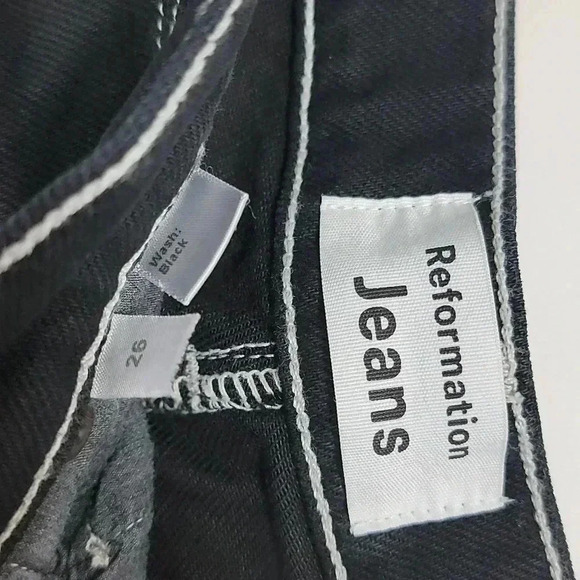 Reformation Cowboy High Rise Straight Jean - Picture 11 of 16